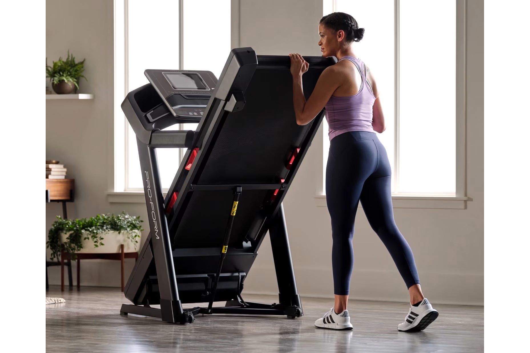 ProForm Trainer 1000 Treadmill - Foldable Home Gym Equipment with Incline & Heart Rate Monitor - Perfect for Cardio Workouts & Home Fitness Training