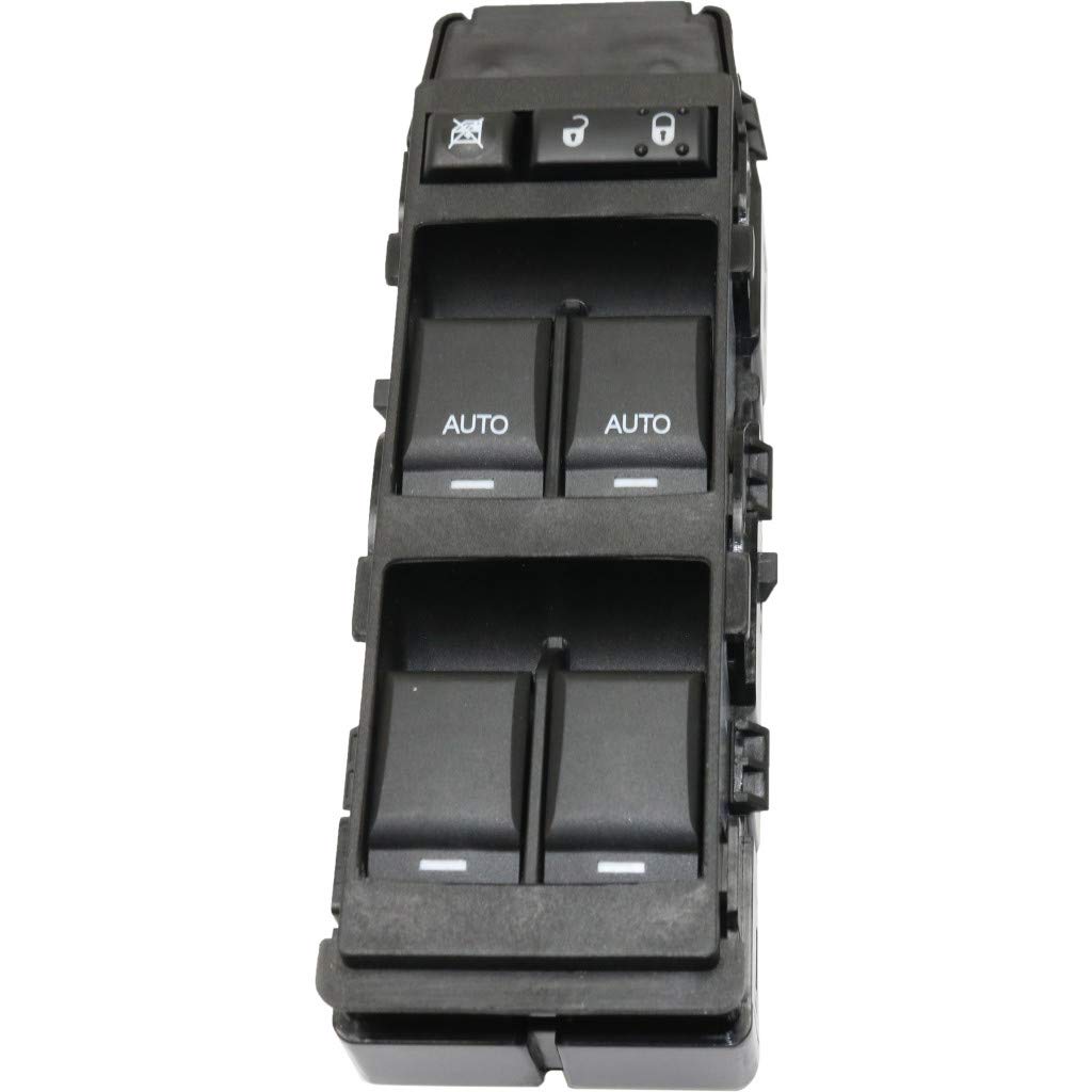 2007-2009 Chrysler Aspen Driver Side Front Window Switch - 14 Blade Connector (Part# 4602781AA, 4602650AA, 4602736A) - Replacement Power Window Control for Smooth Operation