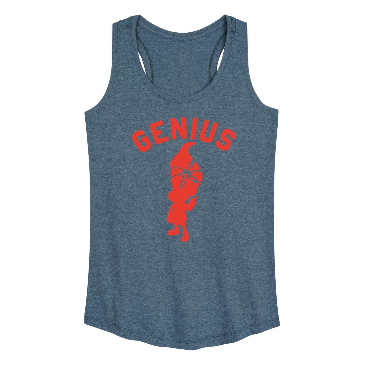 HYBRID APPAREL Jimmy Neutron Boy Genius Women's Racerback Tank Top - Cartoon Character Graphic Tee for Casual Wear, Cosplay & Fan Merchandise