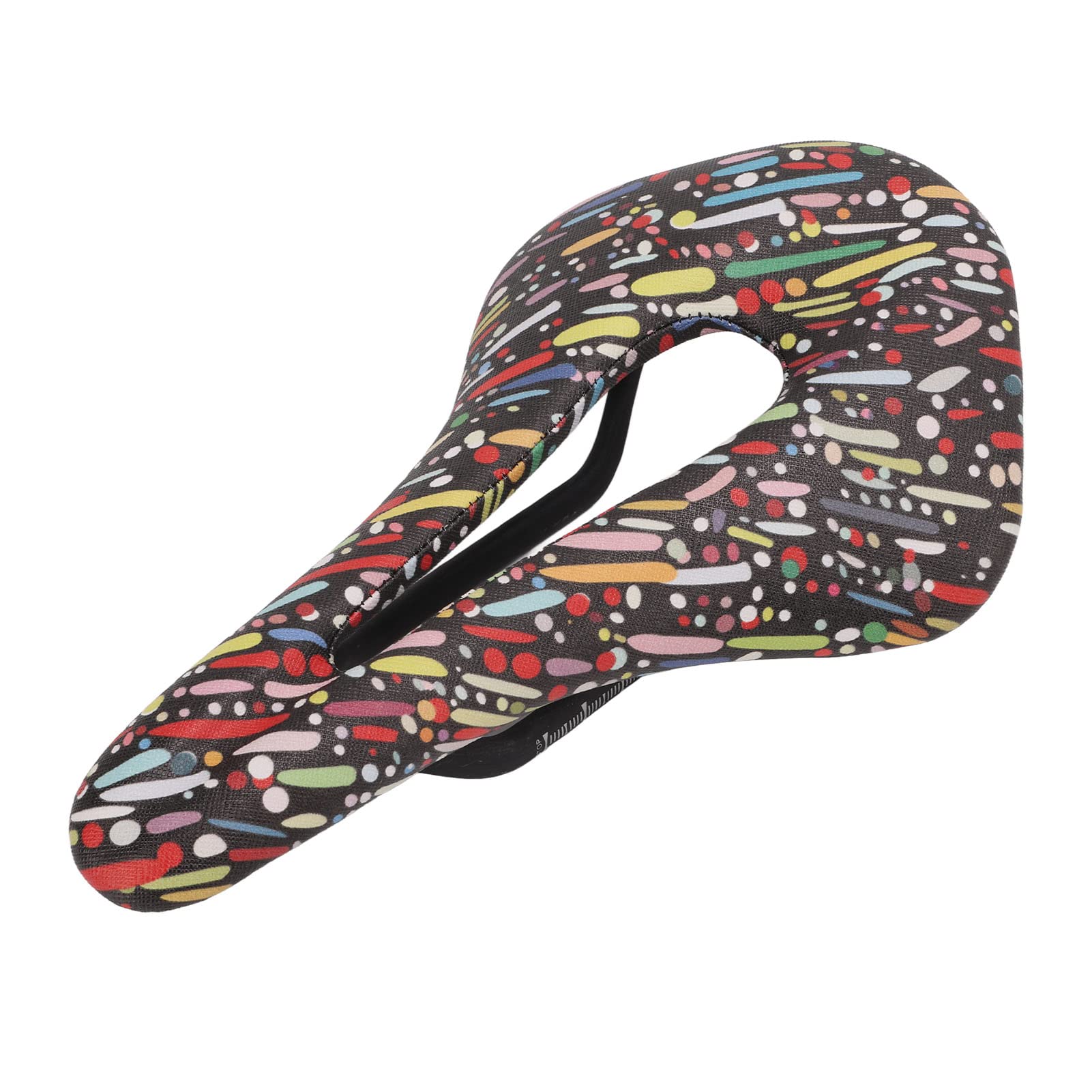 Premium Bicycle Leather Soft Saddle - Streamlined Narrow Hollow Bike Seat Cushion for Road & Mountain Bikes - Comfortable Cycling for Commuting, Exercise & Outdoor Adventures