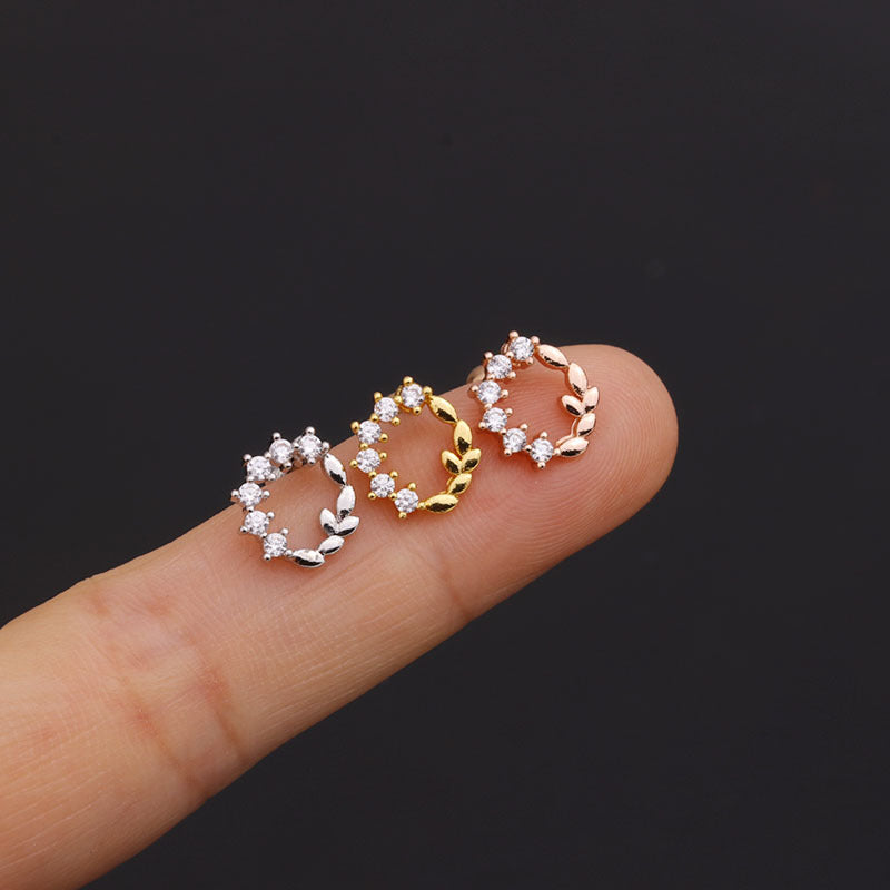 20G Cartilage Tiny Stud Earrings - Dainty Flower & Butterfly Earrings for Women | Hypoallergenic Piercing Jewelry | Perfect for Everyday Wear, Parties & Gifts