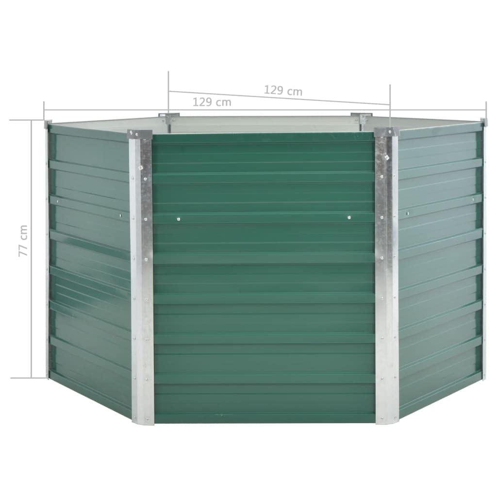 **Galvanized Steel Raised Garden Bed 50.8