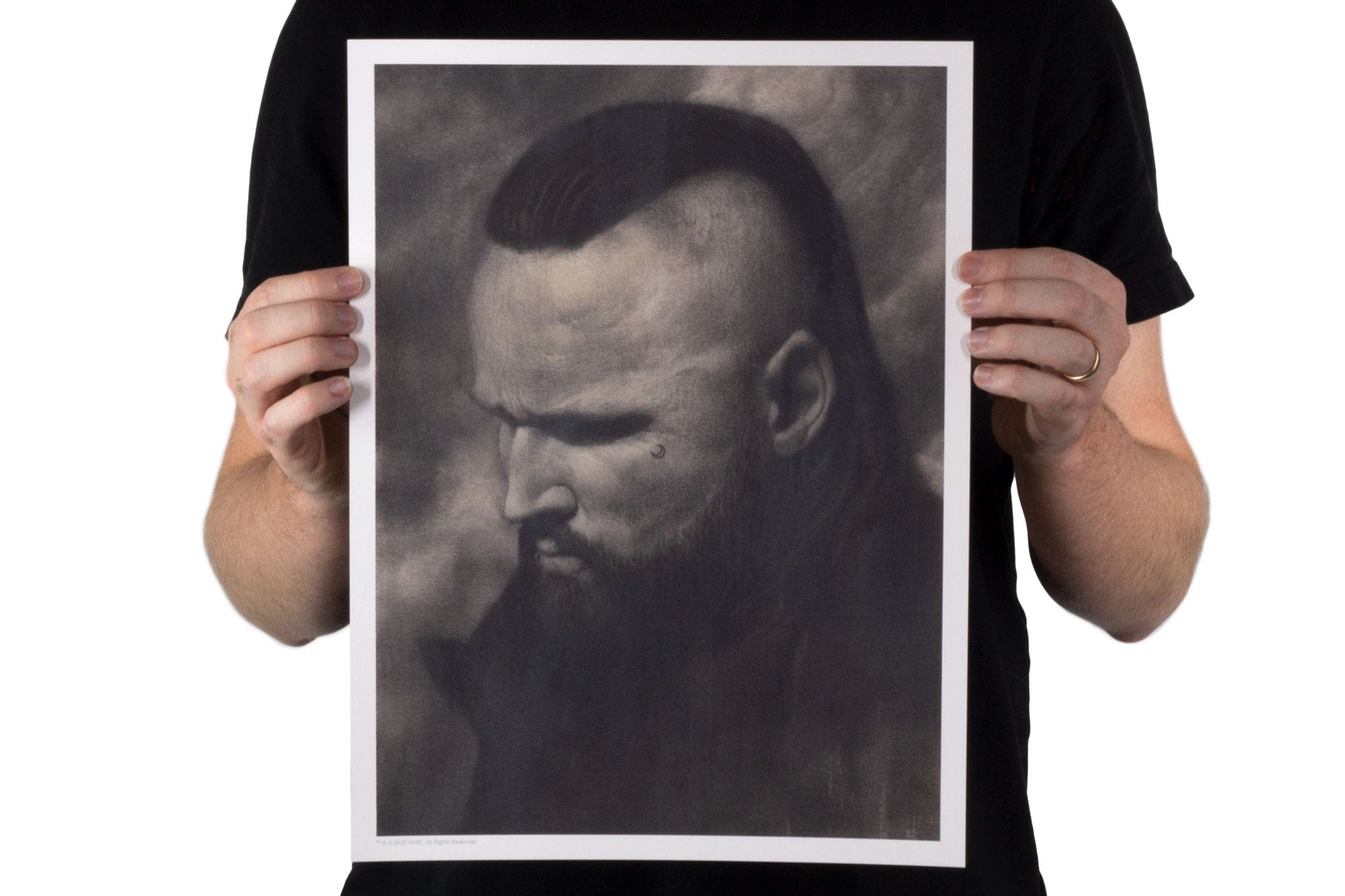 Aleister Black Wrestling Poster - High Quality WWE Wall Art Decor for Fans, Bedroom, Gym & Man Cave