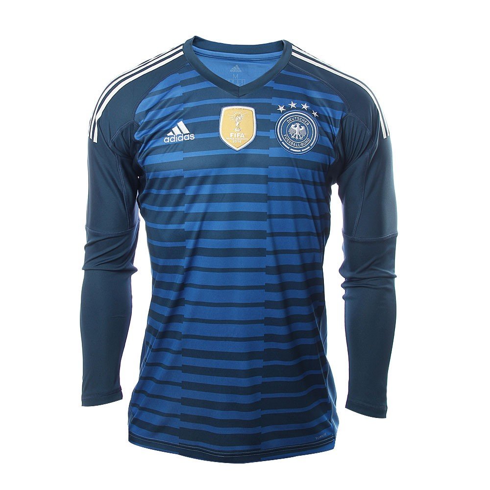 Adidas Germany Home Goalkeeper Jersey - Authentic Soccer Jersey for Men (Size S) - Perfect for Match Days, Training & Fan Support