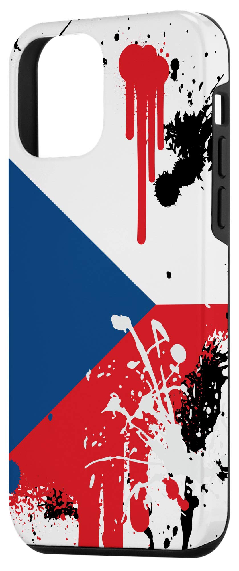 iPhone 12 Mini Case with Czech Republic Flag Design - Durable Protective Cover for iPhone 12 Mini - Perfect Czechia/Czech Republic Gift Idea for Travel & National Pride