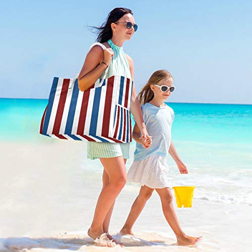 Striped Beach Tote 2