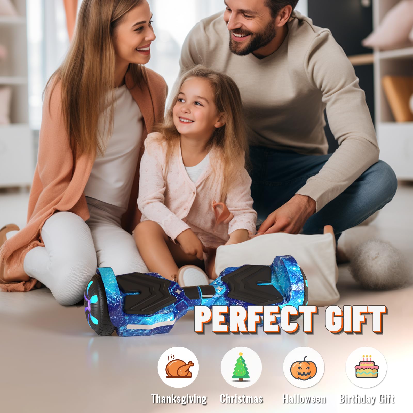 Electric Scooter with Bluetooth Speakers & LED Light-Up Wheels - 250W Dual Motor, 8.5mph Max Speed, 8.5 Mile Range, APP Control - Perfect Commuter Scooter for Adults & Fun Gift for Kids (Boys/Girls) - Ideal for Urban Commuting, Campus Travel & Family Outdoor Adventures