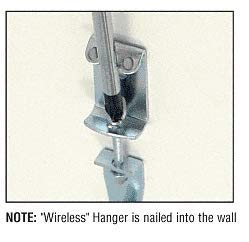 CRL Wireless Picture Hangers - Bulk Pack of 100 (3010B) - Perfect for Home Decor, Art Galleries & Office Wall Organization