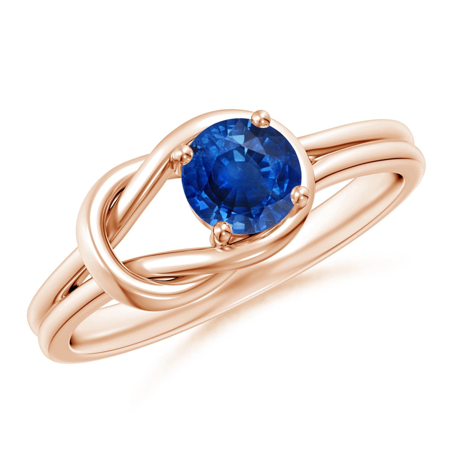 Angara Natural Blue Sapphire Solitaire Ring for Women - Sterling Silver/14K Gold/Platinum | September Birthstone Jewelry Gift for Her | Birthday, Wedding, Anniversary, Engagement | Perfect for Formal Events, Date Nights & Special Occasions