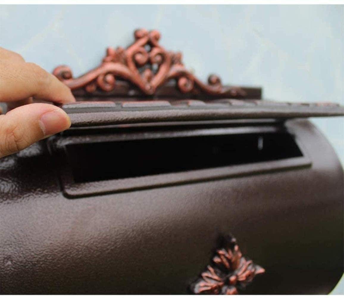 Aluminum Letter Mailbox - Secure Multi-Function Book Box for Home & Office Decoration | Perfect for Porch, Garden, and Crafts Storage