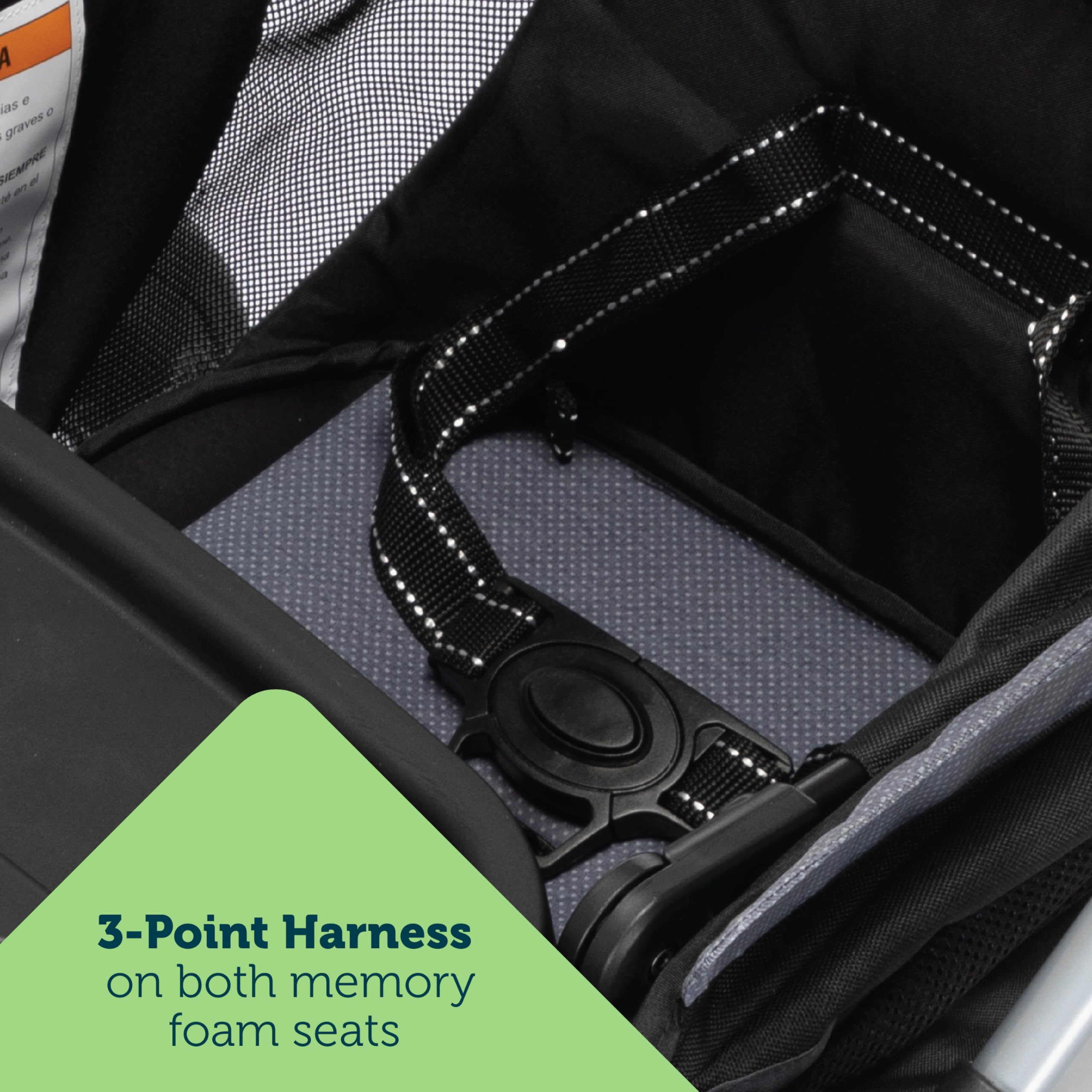 Safety 1st Summit Wagon Stroller for 2 Kids - Double Baby Stroller Wagon with Removable Child Tray, 2 Cup Holders & Wave Runner Wheels | Perfect for Park Outings, Beach Trips & Family Adventures