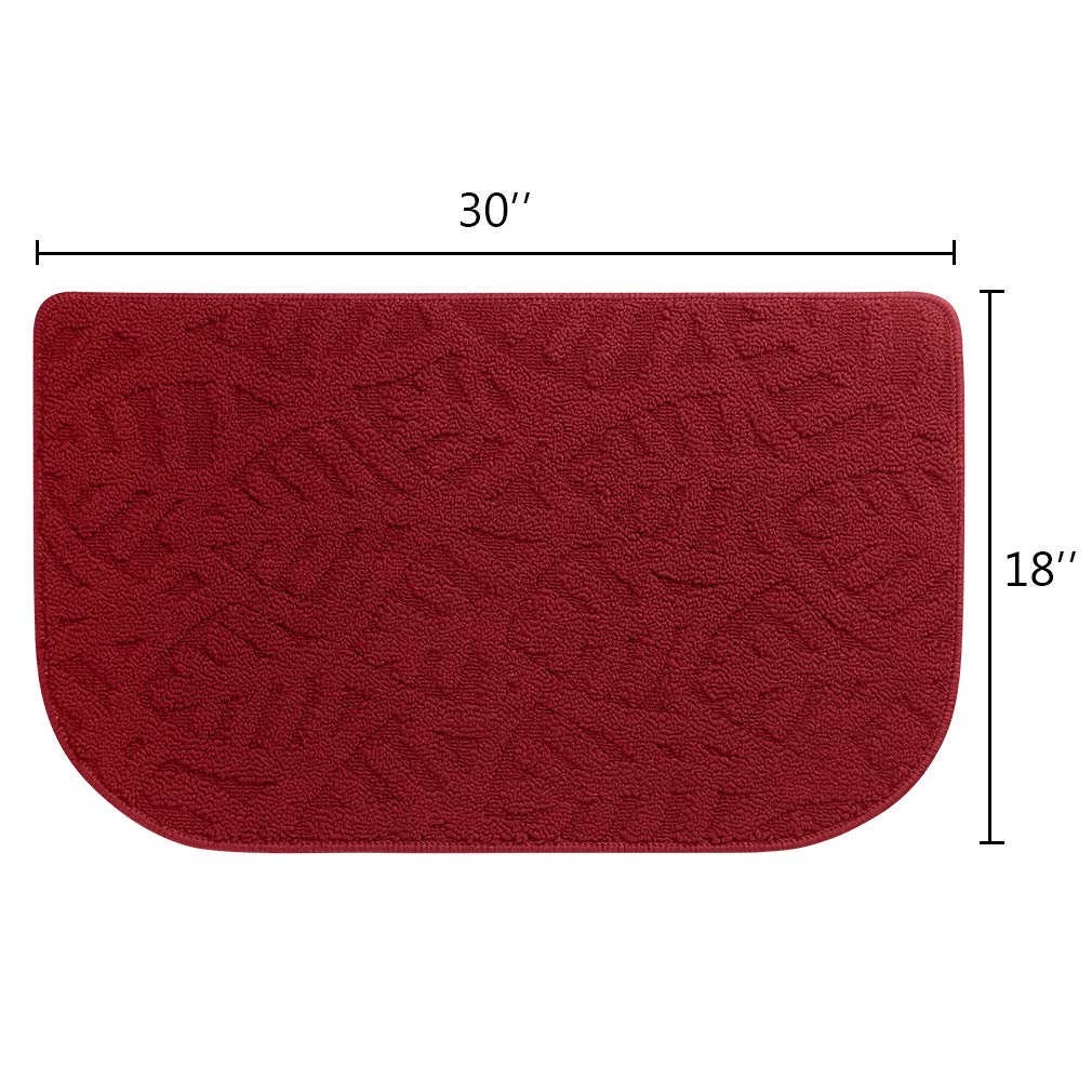 Non-Slip Half Round Kitchen Rug Mat 30