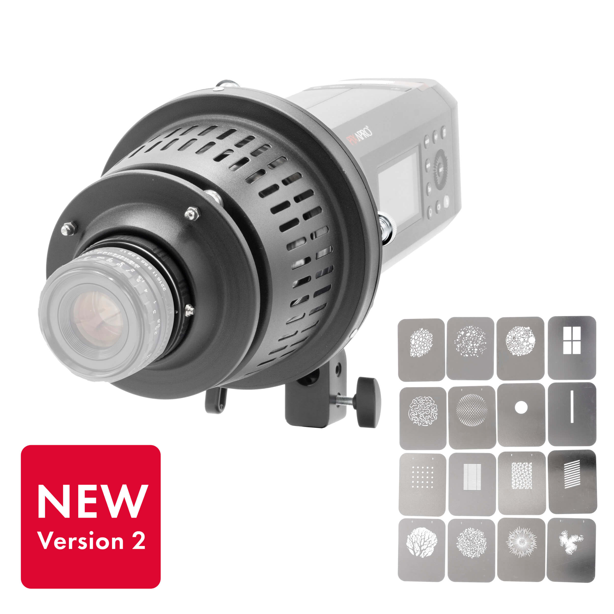 Canon EF Mount Optical Snoot Spotlight Projector II - Professional Photography Lighting Tool for Studio Portraits & Product Shoots