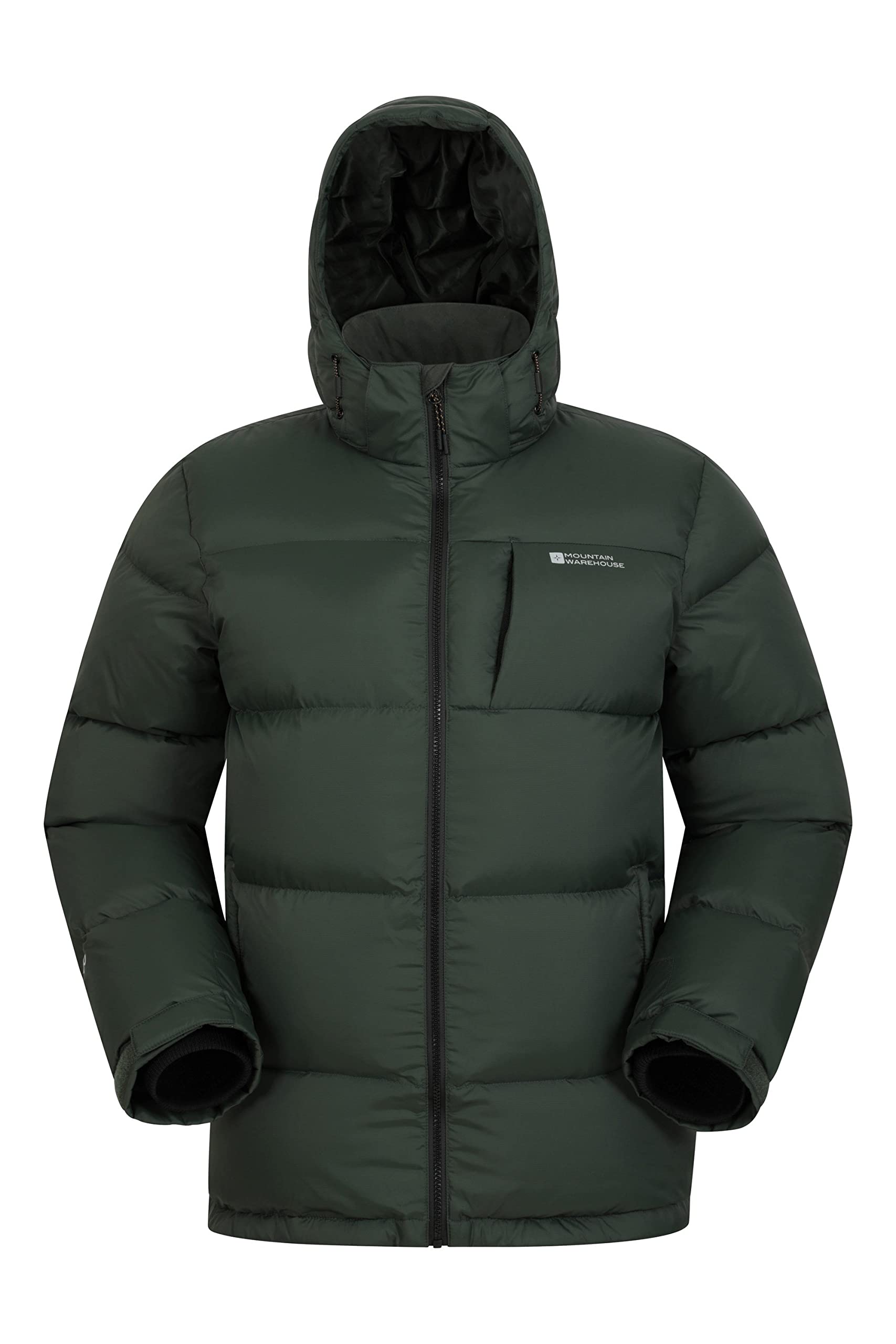 Mountain Warehouse Frost Extreme Men's Down Padded Puffer Jacket - Winter Warm Insulated Coat for Outdoor Activities, Hiking & Snow Sports