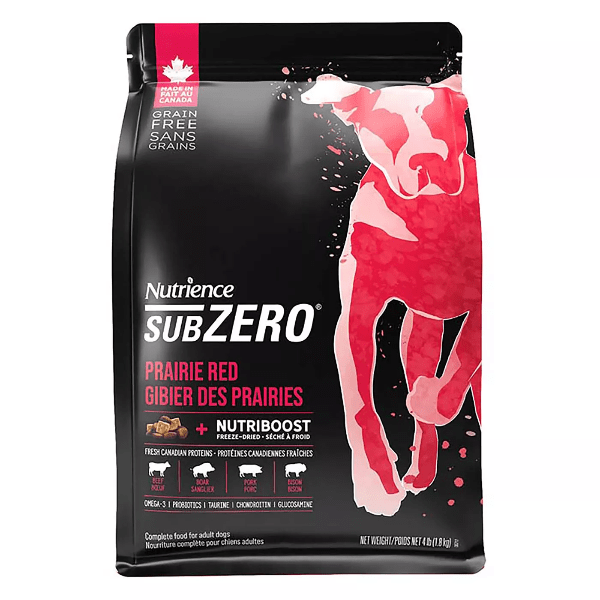 Nutrience SubZero Prairie Red High Protein Dry Dog Food - Grain-Free, Natural Ingredients for Active Dogs - Perfect for Large Breeds & Outdoor Adventures