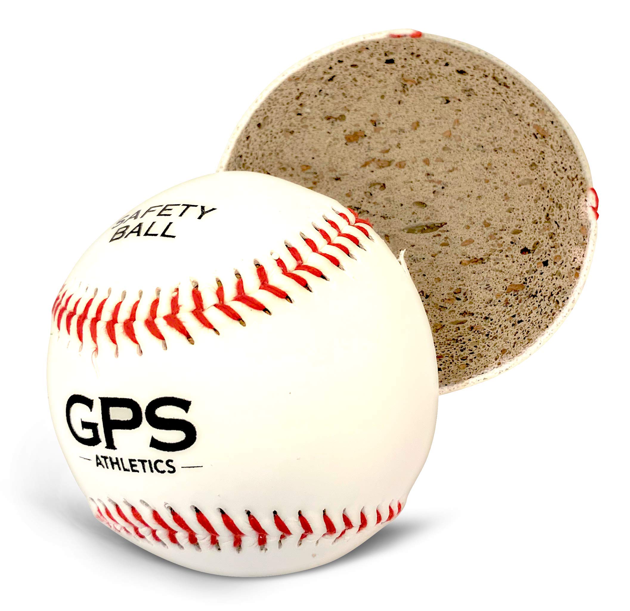 GPS Athletics Soft Baseballs – Set of 6 Practice Baseballs for Kids & Beginners – Low Impact Coach Pitch Training Balls – Youth Baseball Equipment – Perfect for Backyard Practice, Little League Training & T-Ball Games (6-Pack)