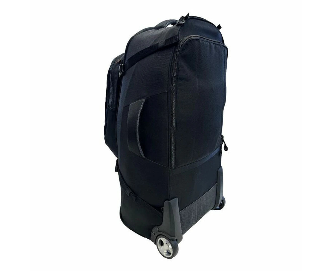 Black Wolf 85L (+20L) Grand Tour II Wheeled Duffel Bag with Backpack Straps - Deep Well - Perfect for Travel, Camping & Outdoor Adventures