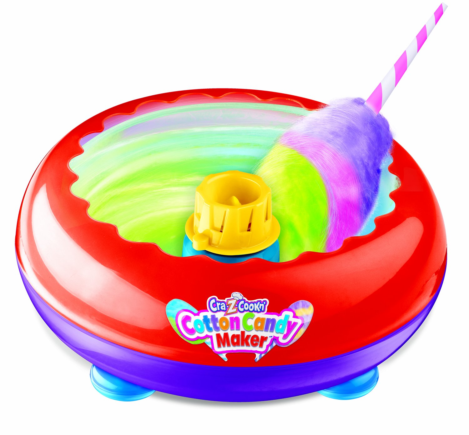 Cra-Z-Art Cotton Candy Maker Machine for Kids - DIY Fluffy Candy Maker with Sugar Scoop - Perfect for Birthday Parties, Carnivals & Family Fun Nights