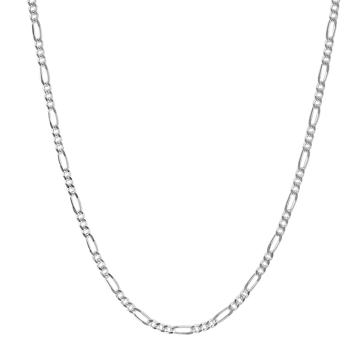 Stylish Figaro Chain for Men & Women - 18K Gold Plated Cuban Link Necklace - Perfect for Gifts, Parties & Everyday Wear