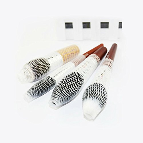 1Meter Makeup Brush Protective Sleeve Cover - Universal Brush Guards for Cosmetics (Fits Most Brushes) - Perfect for Travel, Storage & Organizing Makeup Tools