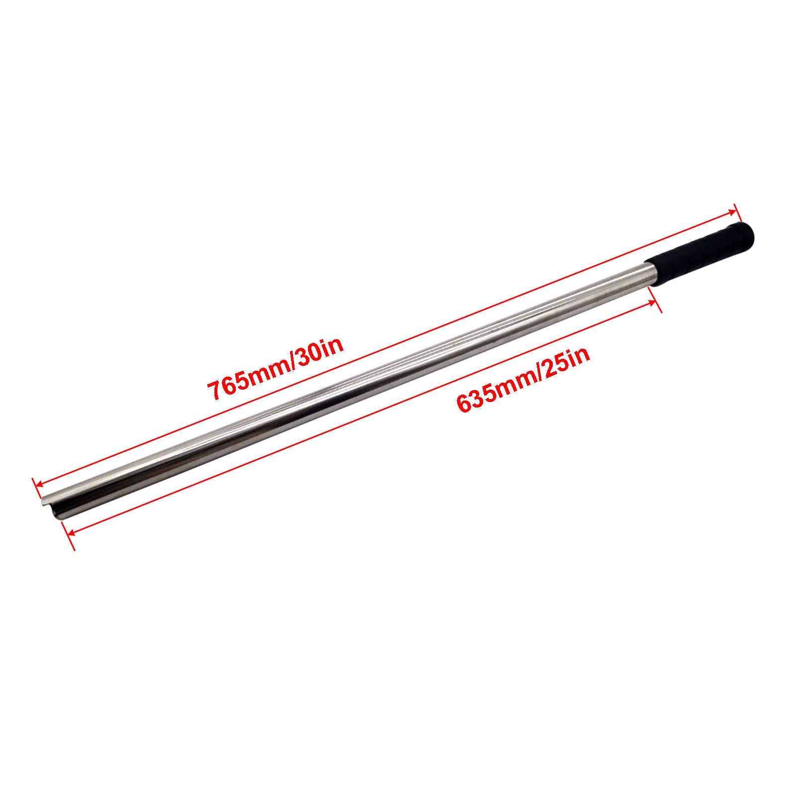 30 Inch Stainless Steel Spring Installation and Removal Rod Tool for Swimming Pool Safety Anchor Cover - Perfect for Pool Maintenance and Winterization