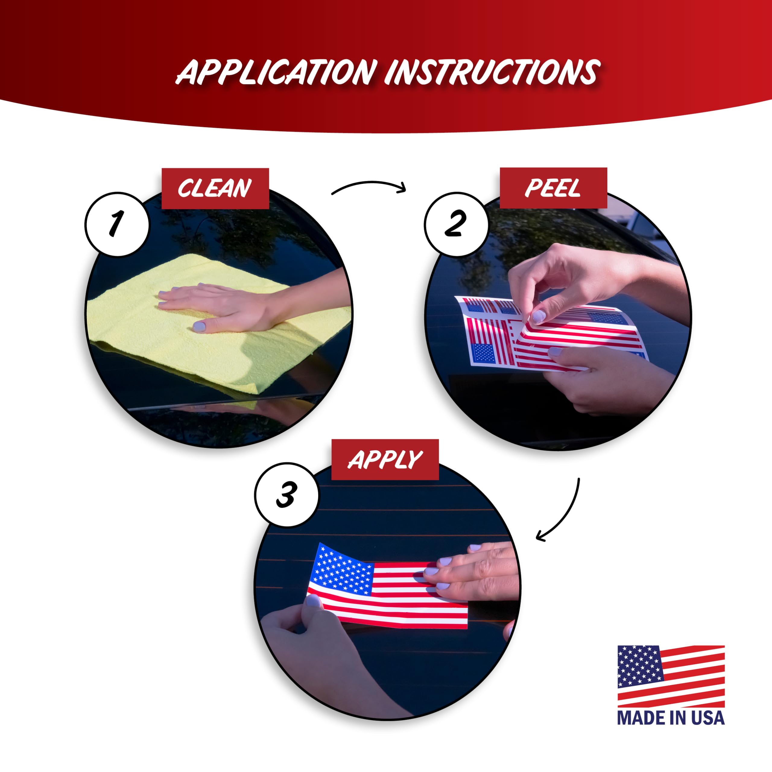 One Nation Thin Line Flag Decals - Patriotic Stickers for Corrections, Dispatch, EMS, Nurses, Firefighters, Police & Military - 6.75