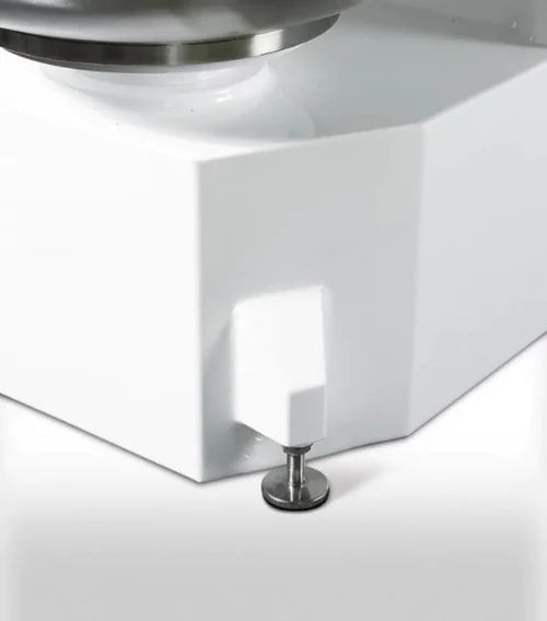 AMPTO Twin Diving Arms Mixer - 123 1/2 lb Dough Capacity, 208-220V/60/1PH, IBT55INV - Perfect for Commercial Bakeries & Pizza Restaurants