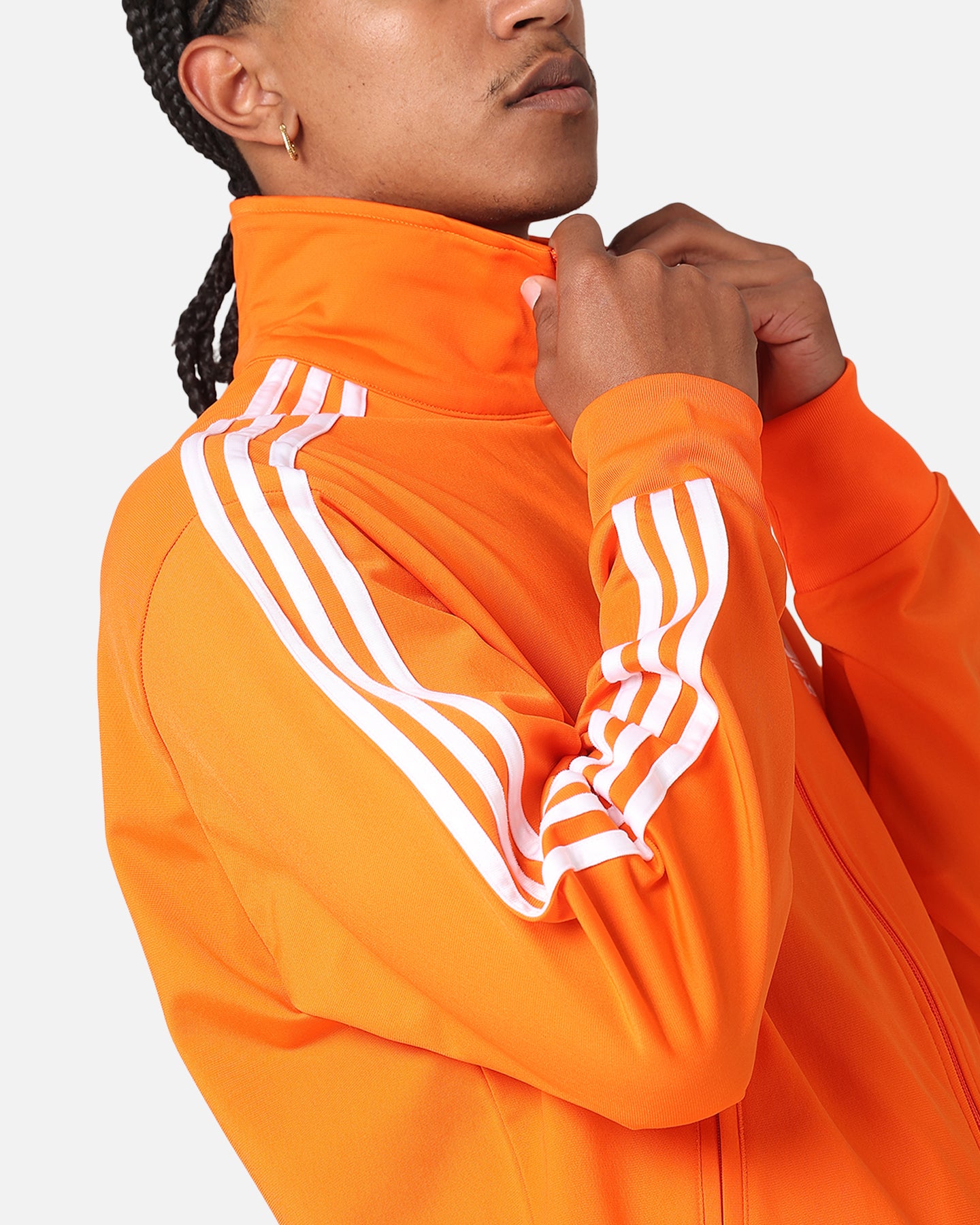 Adidas Firebird Track Jacket - Orange Retro Vintage Windbreaker for Men & Women | Running, Gym, Streetwear Fashion