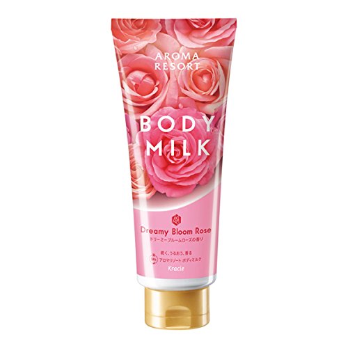 KRACIE Aroma Resort Body Milk - Dreamy Rose Scent | Moisturizing Lotion for Dry Skin | Perfect for Spa Days & Relaxing Bath Time
