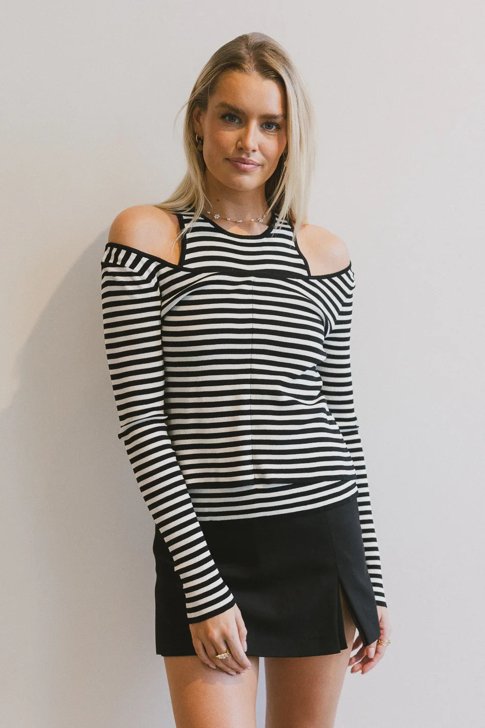Marzella Women's Double Layer Blouse - Stylish & Comfortable Layered Tops for Casual Wear, Office & Date Night Outfits