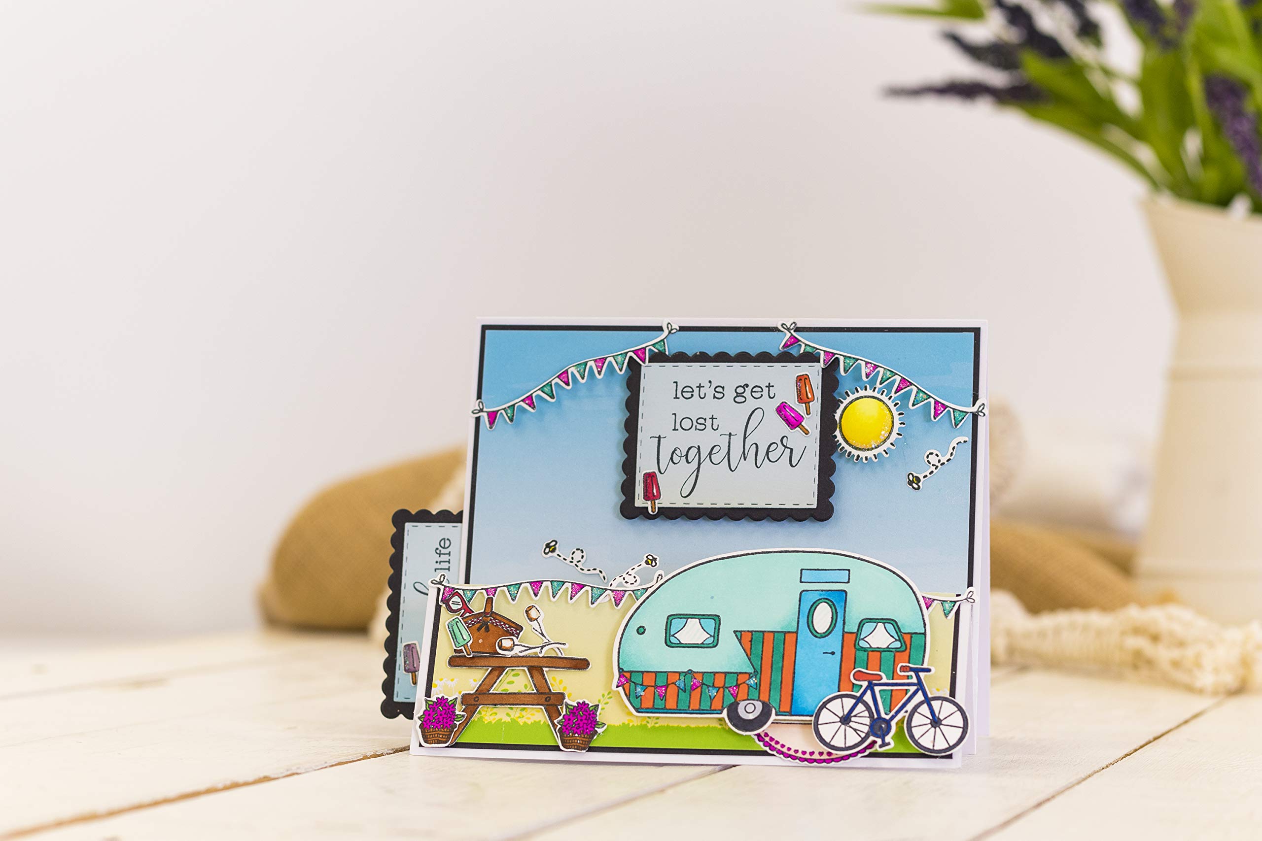 Gemini Stamps & Dies SIMPL Life Crafting Set - Silver One Size for Card Making, Scrapbooking & DIY Projects