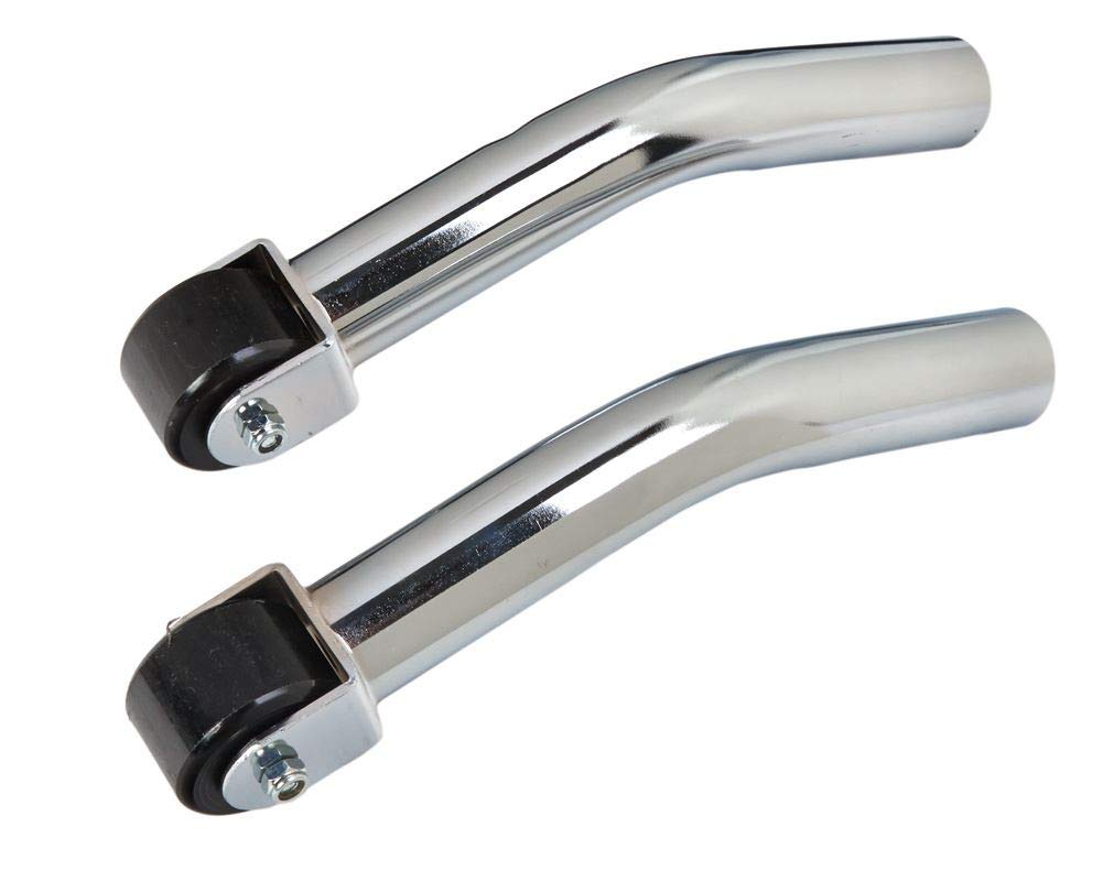 Universal Wheelchair Rear Anti-Tippers with Wheels - Safety Anti-Tip Device for Mobility Chairs - Prevent Falls & Improve Stability (Ideal for Home, Hospital & Outdoor Use)