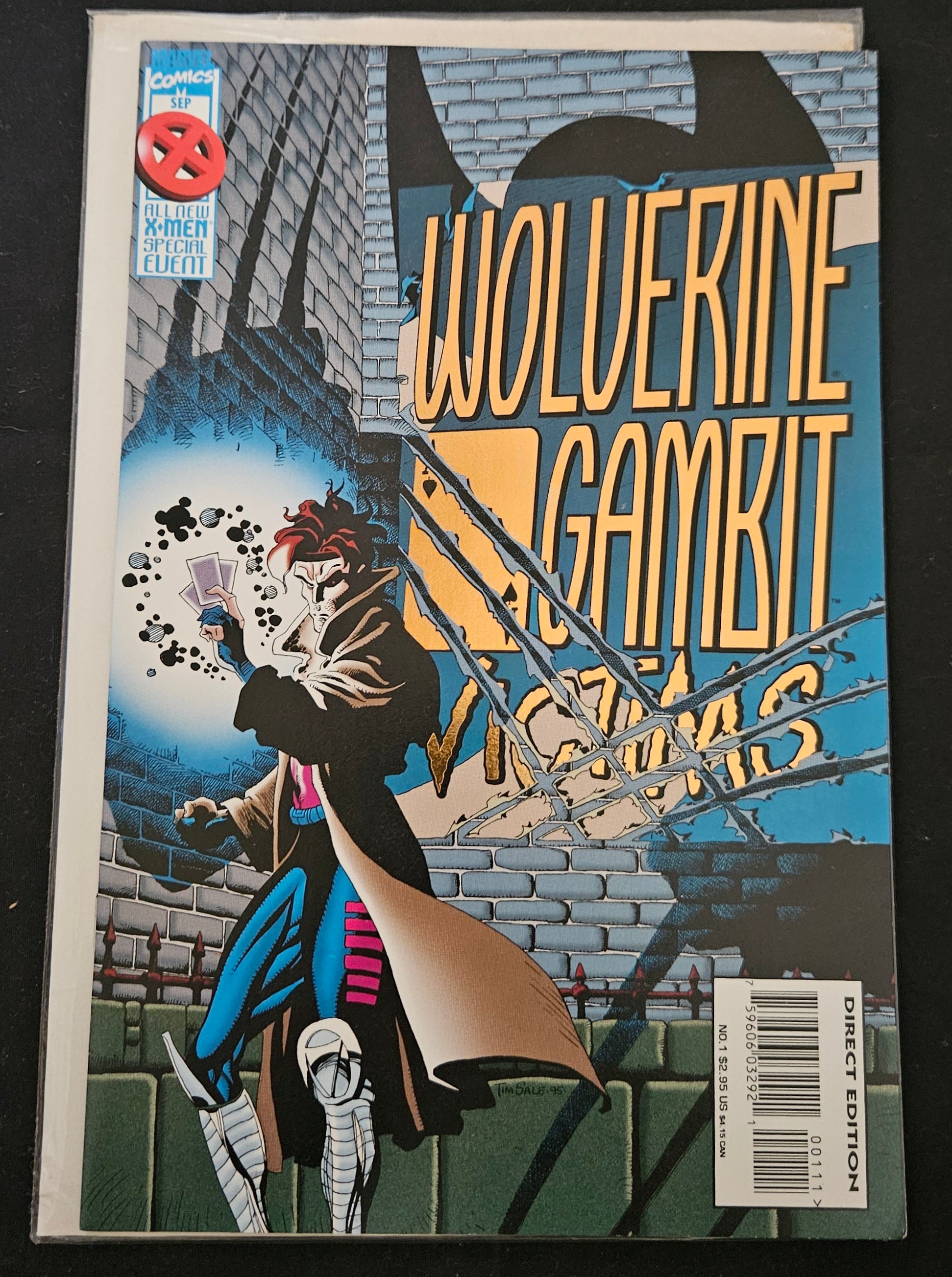 Wolverine & Gambit: Victims #1 - Marvel Comic Book | September 1995 | Superhero Action, X-Men Collectible | Perfect for Comic Fans & Collectors
