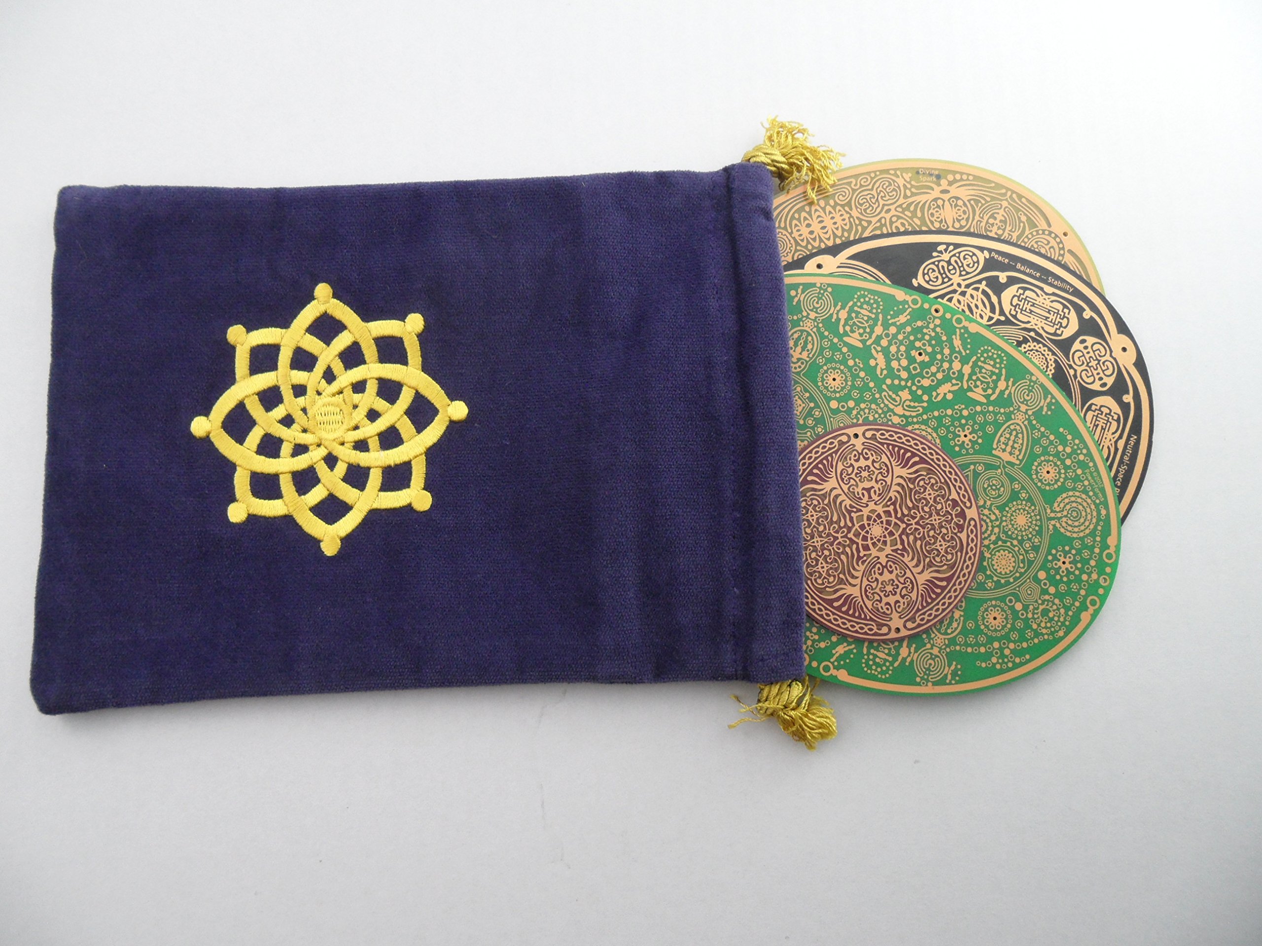 Spiritual Gifts Set - Powerforms 3, Neutral Space Portal, Super Cell & Velvet Carry Bag | Meditation, Yoga & Energy Healing Accessories