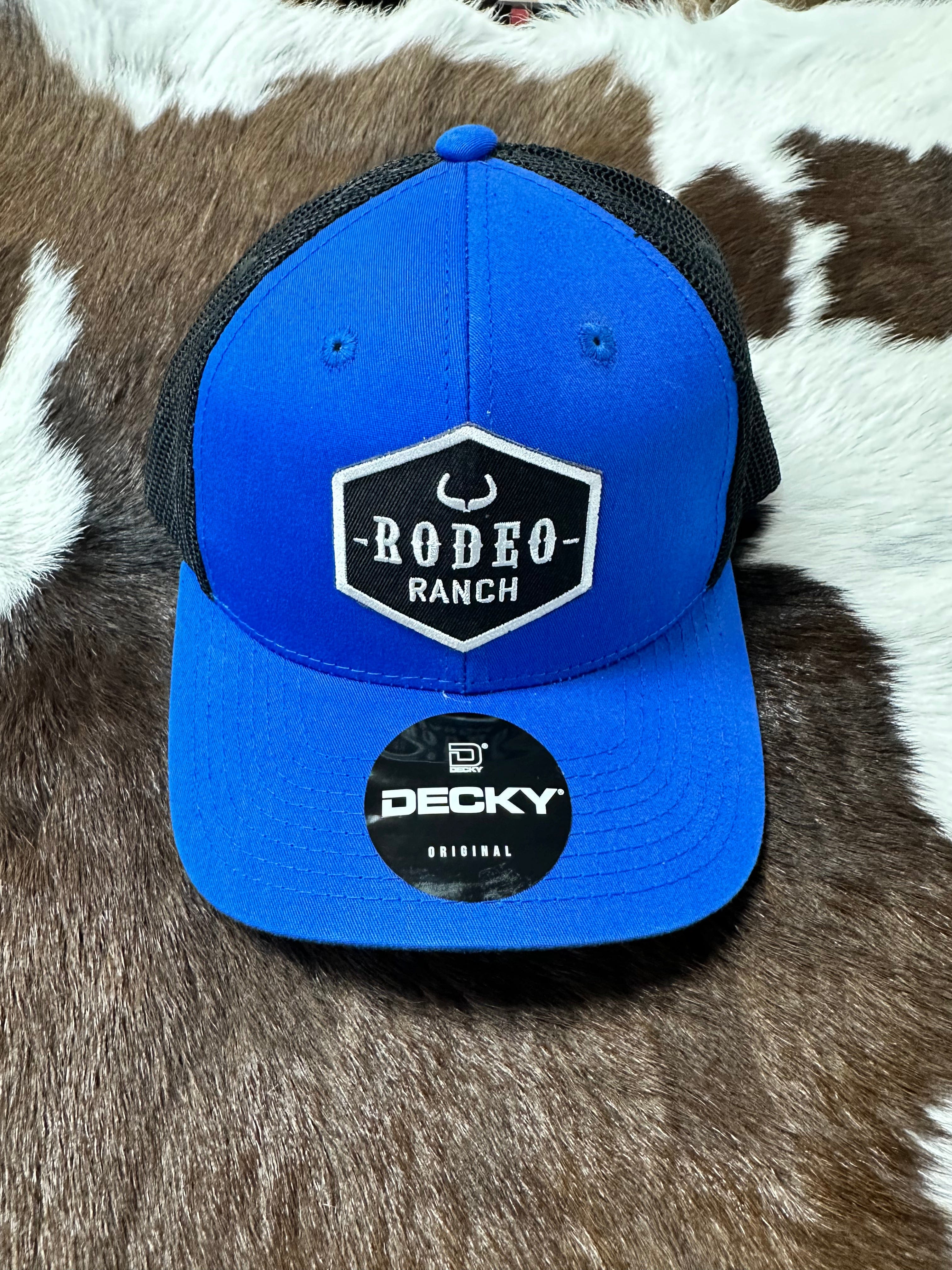Royal Blue Rodeo Ranch Ball Cap for Men - Western Style Cowboy Hat for Outdoor Rodeo, Horseback Riding & Country Fashion