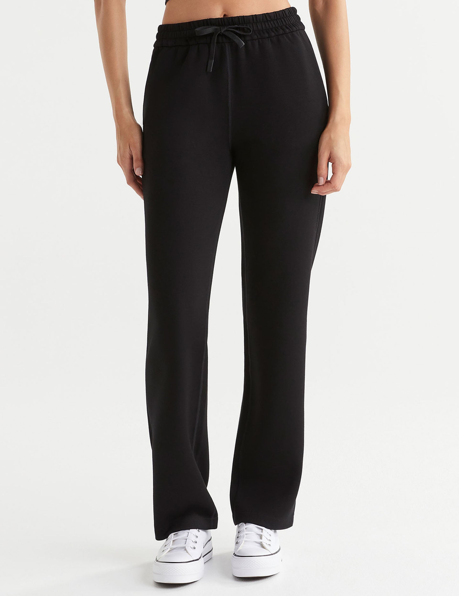Aimie Relaxed Fit Jogger Pants for Women - Soft Comfortable Casual Lounge Pants - Black - Perfect for Yoga, Running, Travel & Home Wear