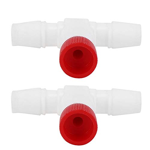 2PCS Universal Aquarium Protein Skimmer Air Valve - Plastic Fine Adjustment Protein Separator Accessories for MS Protein Skimmers | Perfect for Saltwater Fish Tanks & Marine Aquarium Maintenance