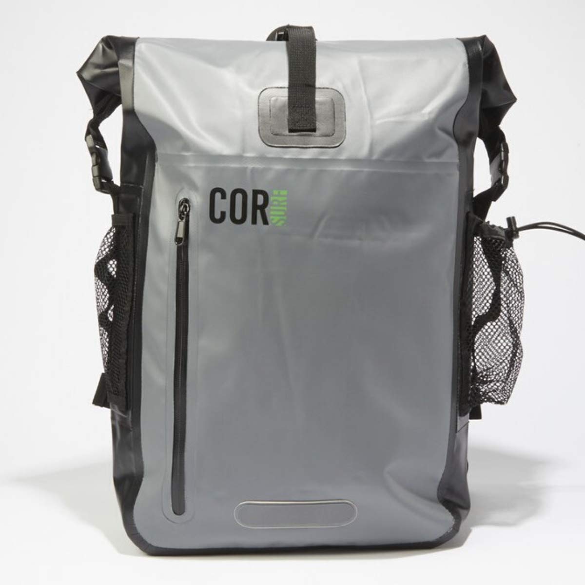 Waterproof Backpack with Laptop Sleeve 40L - Heavy Duty Hiking Backpack, Kayak Dry Bag for Outdoor Adventures | Roll-Top Closure, Gray | Perfect for Camping, Travel & Water Sports