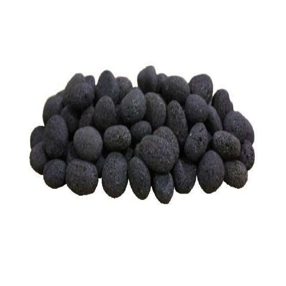 Firegear Rock Media for Gas Fire Pits - Decorative Lava Stones for Outdoor Fireplace & Patio - Enhances Flame Appearance & Heat Distribution - Perfect for Backyard, Garden & Camping Gatherings