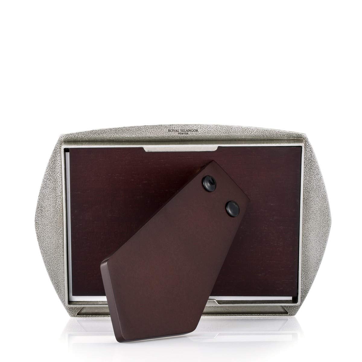 Royal Selangor Handcrafted Pewter Photo Frame 3R - Premium Explorer Collection Console Picture Frame - Perfect for Home Decor, Wedding Gifts & Anniversary Presents