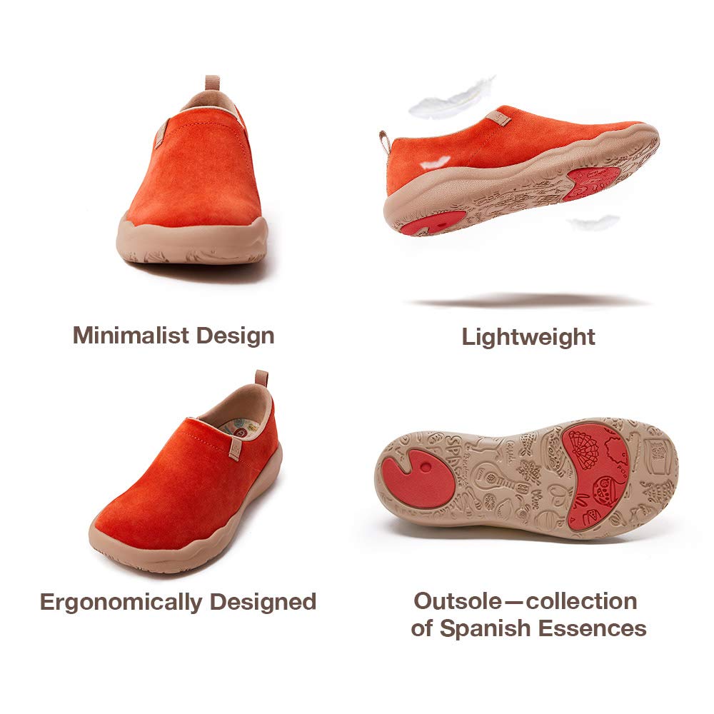 UIN Women's Walking Shoes Slip On Loafers - Lightweight Comfortable Casual Sneakers for Women | Perfect for Travel, Work & Everyday Wear
