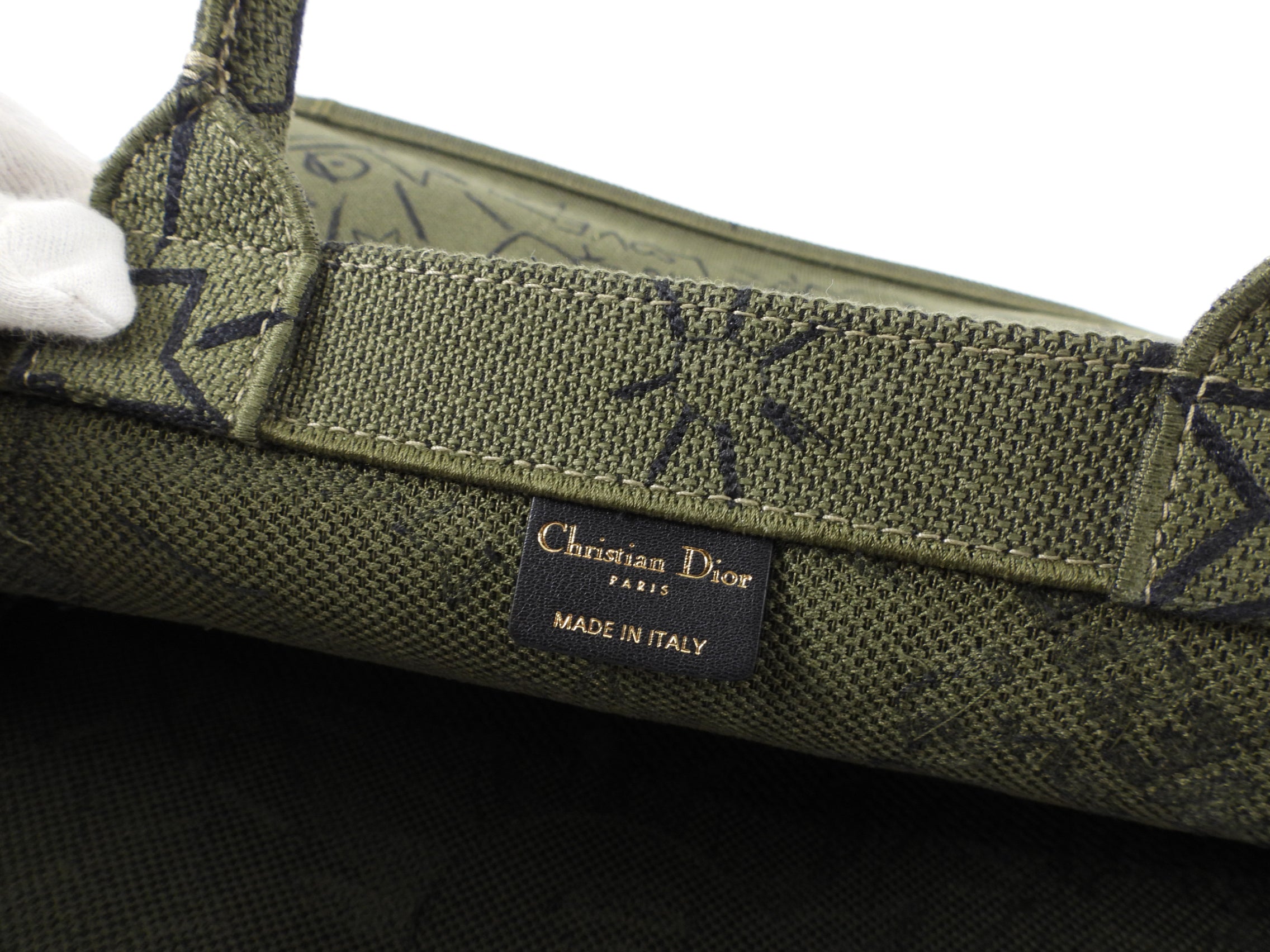Christian Dior Dark Green Limited Edition Exclusive Book Tote Bag - Luxury Designer Handbag for Women | Perfect for Travel, Work & Everyday Use