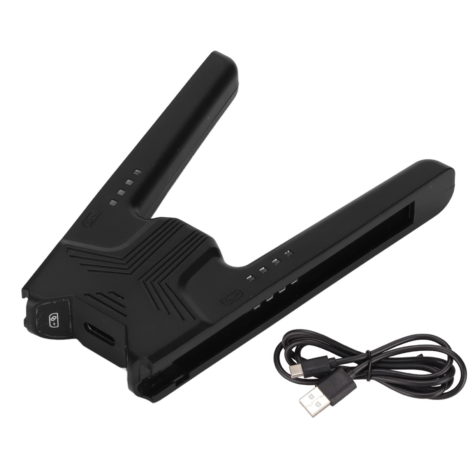 Joy-Con Charging Grip with USB-C - Portable V-Shaped Controller Holder for Nintendo Switch | Charge While Playing for Left & Right Joy-Cons | Perfect for Gaming Sessions & Travel