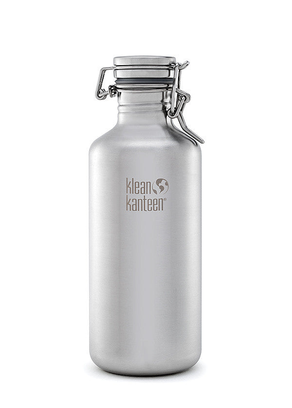 Klean Kanteen 40oz (1182mL) Stainless Steel Growler - Insulated Beer Bottle for Camping, Hiking & Outdoor Adventures