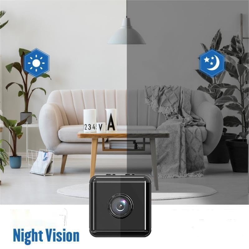 Wireless WiFi Security Camera 1080P HD - Indoor Outdoor Home Surveillance Camera with Mobile App, Night Vision, 2-Way Audio for Baby Monitor, House, Office, Parking - No WiFi Needed for Local Storage