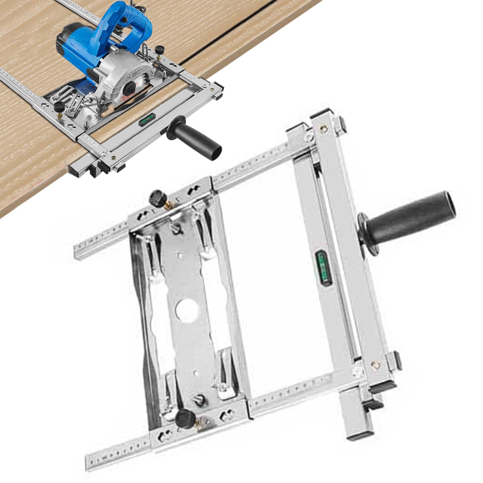 Precision Edge Guide Positioner for Cutting Machines - Woodworking Positioning & Cutting Tool with Adjustable Frame - Perfect for DIY Projects, Carpentry, and Woodworking Workshops