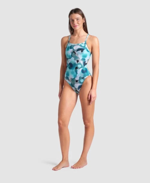 Women's Camouflage Challenge Back Swimsuit - Sexy One Piece Bathing Suit for Beach, Pool & Summer Vacations
