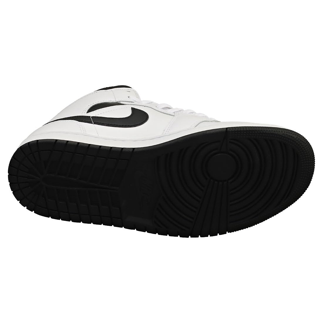 Jordan Men's 1 Mid Basketball Shoes - White/Black-White-Black (DQ8426 132) | High-Top Sneakers for Streetwear & Casual Wear | Perfect for Basketball, Gym & Everyday Fashion