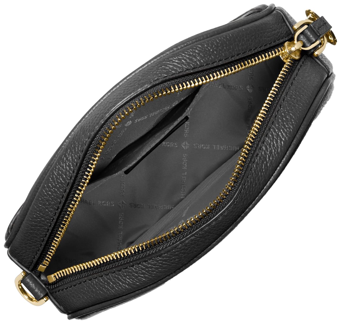 Michael Kors Jet Set Charm Small Oval Camera Crossbody Bag for Women | Genuine Leather Shoulder Purse | Perfect for Travel, Work & Everyday Use