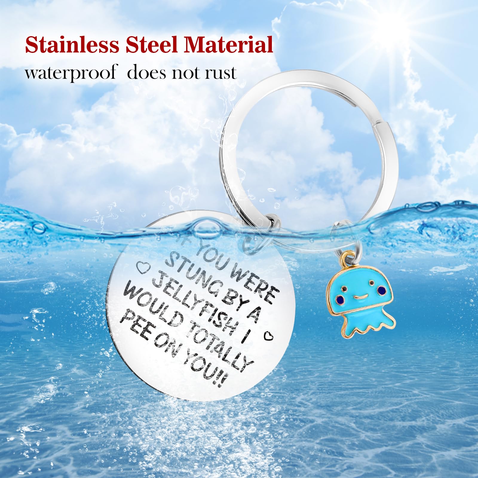 Best Friend Inspirational Keychain - Stainless Steel True Friendship Gift for Women & Men - Funny & Heartwarming Gifts for BFFs, Couples, Graduation - Perfect for Everyday Carry, Travel & Special Occasions